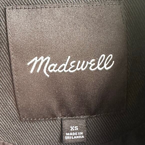 Madewell Caldwell Double Breasted Blazer Black Two Button Edition - Picture 7 of 8